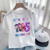 È il mio 3 4 5 6 7 8 9 anni Compleanno Ragazze Ragazzi Maglietta Stampa Cartone animato K-Pop Cacciatori di Demoni Vestiti Carini per Bambini Magliette per Bambini