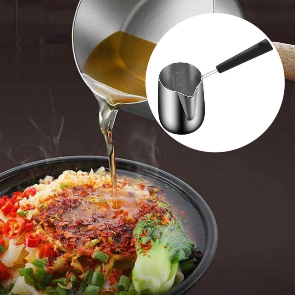 Chocolate Melting Pot Mini Soup Stainless Steel Condiment Sauce Pan Small Saucepan Turkish