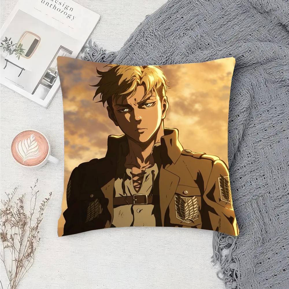 Erwin Smith Anime Pillow Case Sofa Cushion Cover Room Home Decoration
