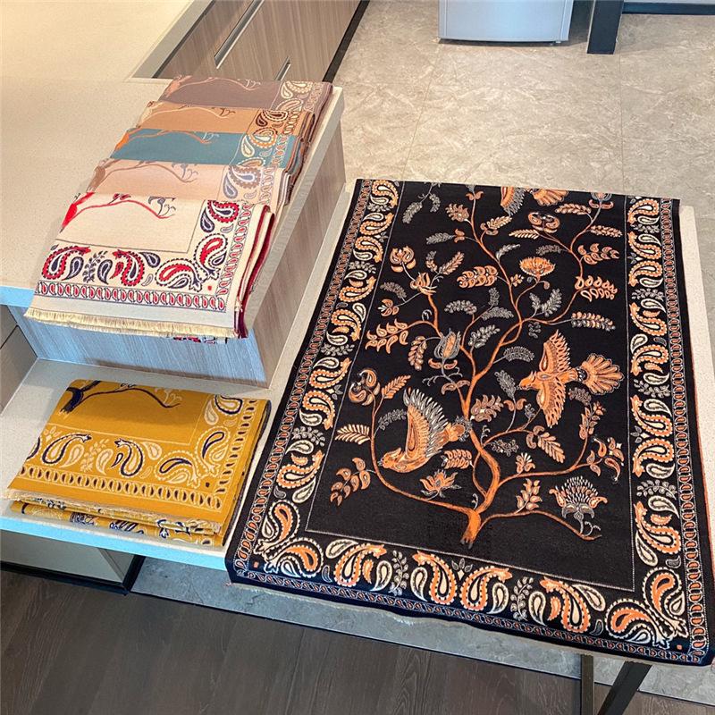 Imitation Cashmere Sun Protection Silk Shawl for Summer - Dual-Use Scarf and Outerwear