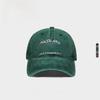 Retro Wash Cotton Baseball Cap With Wide Brim For Sun Protection And Unisex Style