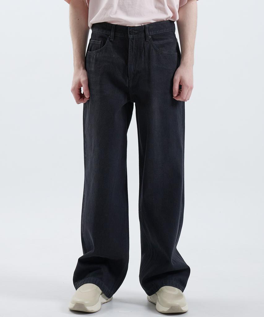 Lam Rc801 Relaxed Wide Denim Pants