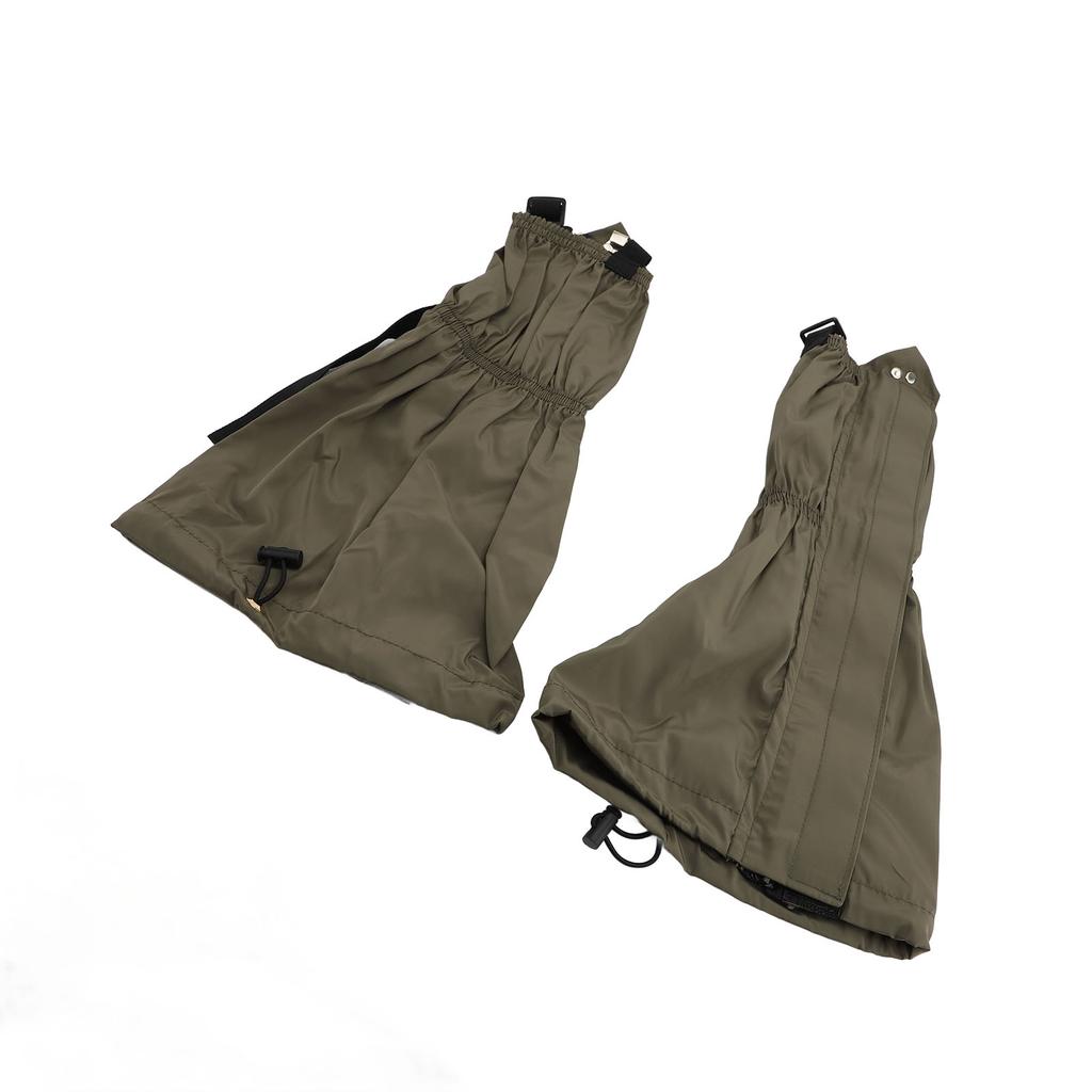 Leg Gaiters Windproof Water Resistant Snow Sand Protection Adjustable Boot Gaiters for Hiking