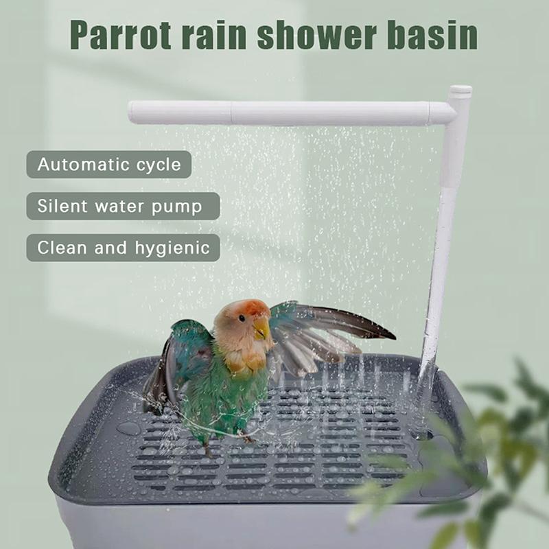 Hot Sale New Automatic Parrot Bird Bath Tub USB Electric Pet Circulating Water Bathtub Shower Fountain Pet Supplies