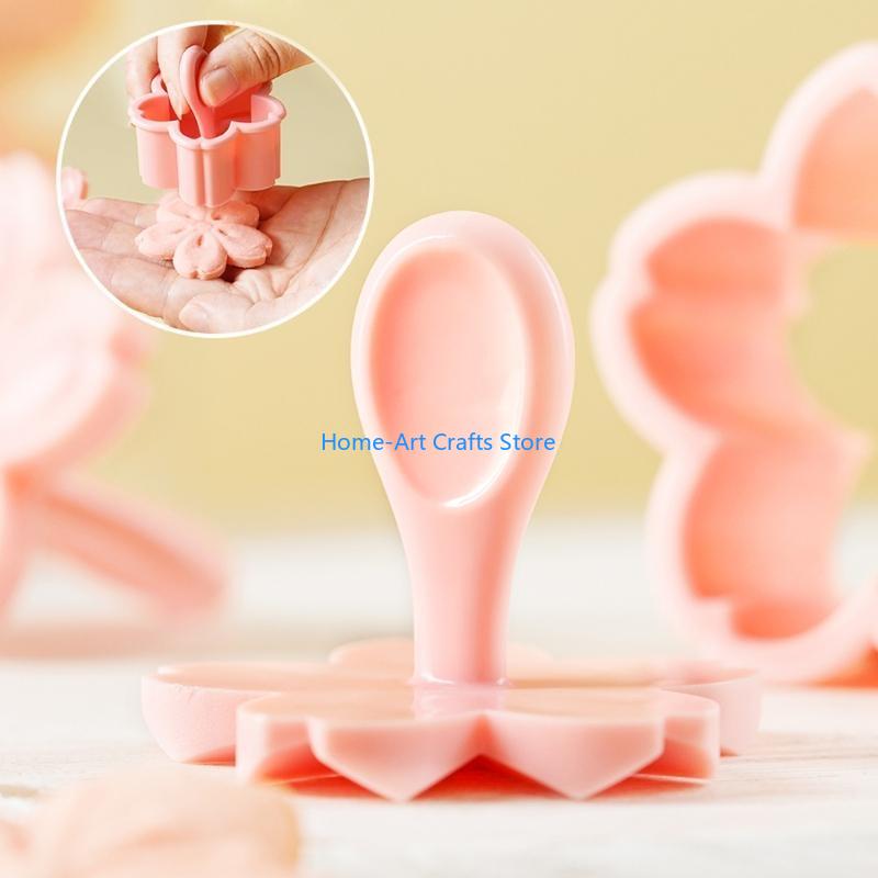 

Y3NA Cherry Blossom Cake Cookie Make DIY Pink Flower Cookies Pastry Accessories China Mainland