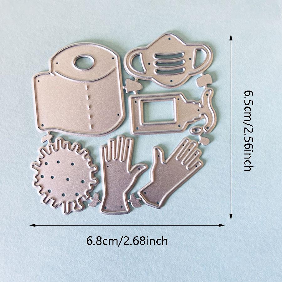 Toilet Paper Special Medical Supplies Elements Metal Cutting Dies DIY for Scrapbooking Dies Cut Handmade Stencil Craft Template