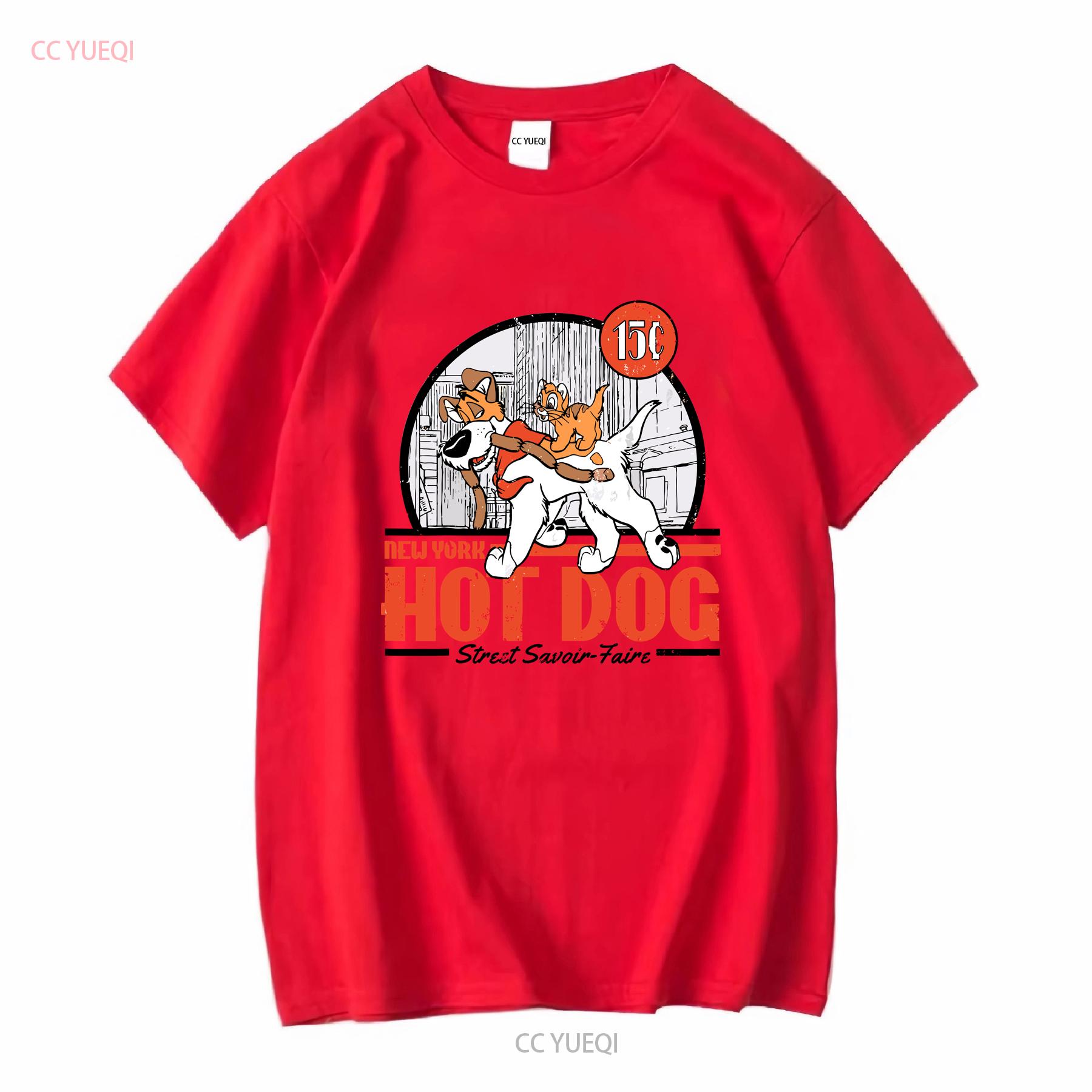 Retro 90S Oliver Company New York Hot Dog Comfort Colors T Shirt Family Matching 2024 Trip Outfits World vintage Washed S