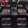 4pcs/Set Universal Car Front/Rear Foot Mats, All-Weather Fit For Cars, Crossovers And Trucks