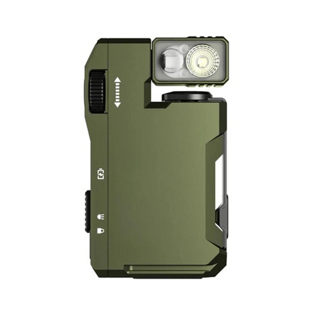 Portable Flat Pocket Flashlight 400 Lumens Mini Flashlight Keychain Flashlight for Outdoor Camping Hiking