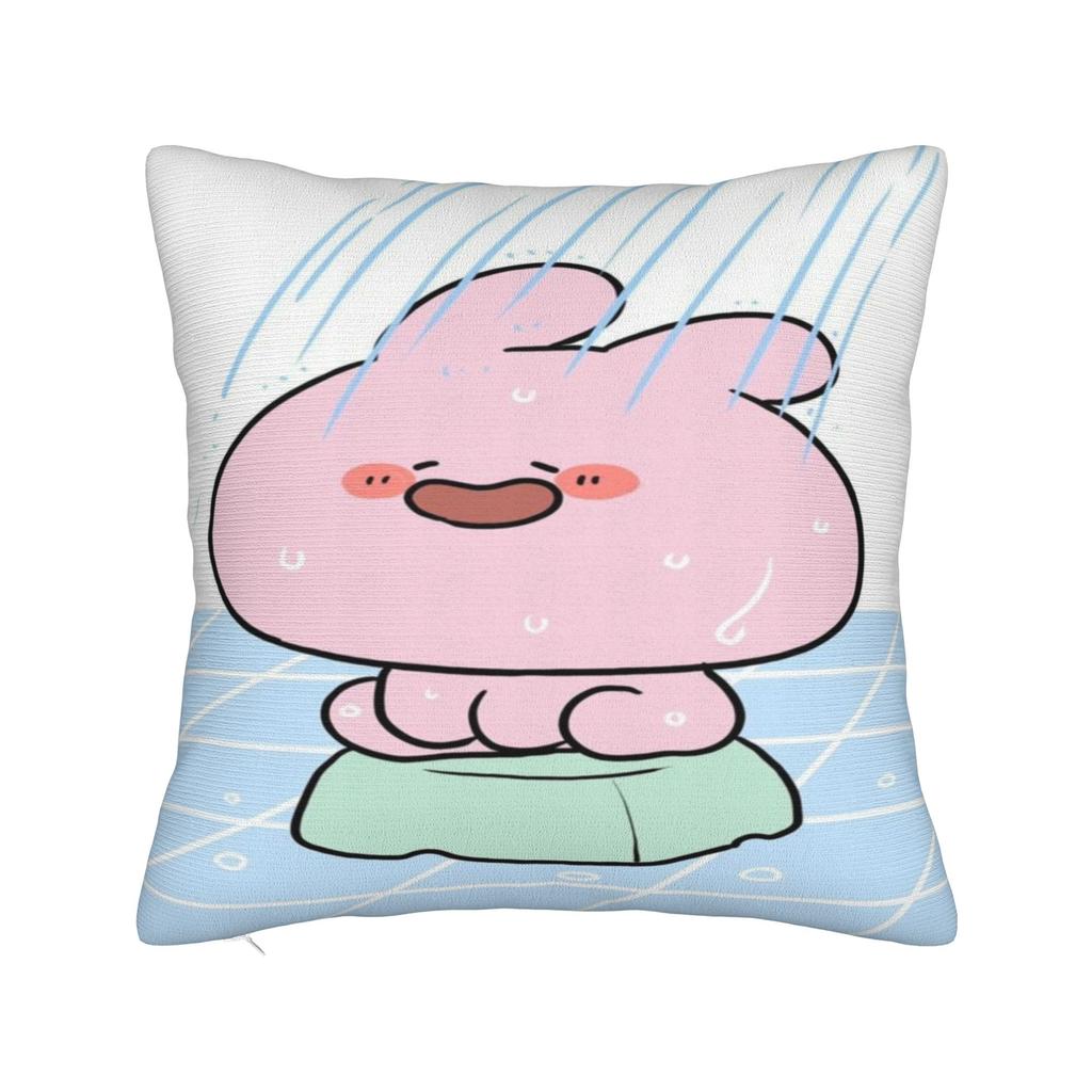 Asamimichan and Anemimi Pillowcase Product Soft Cushion Cover Throw Pillow Cover Car Decoration Square Multi Size