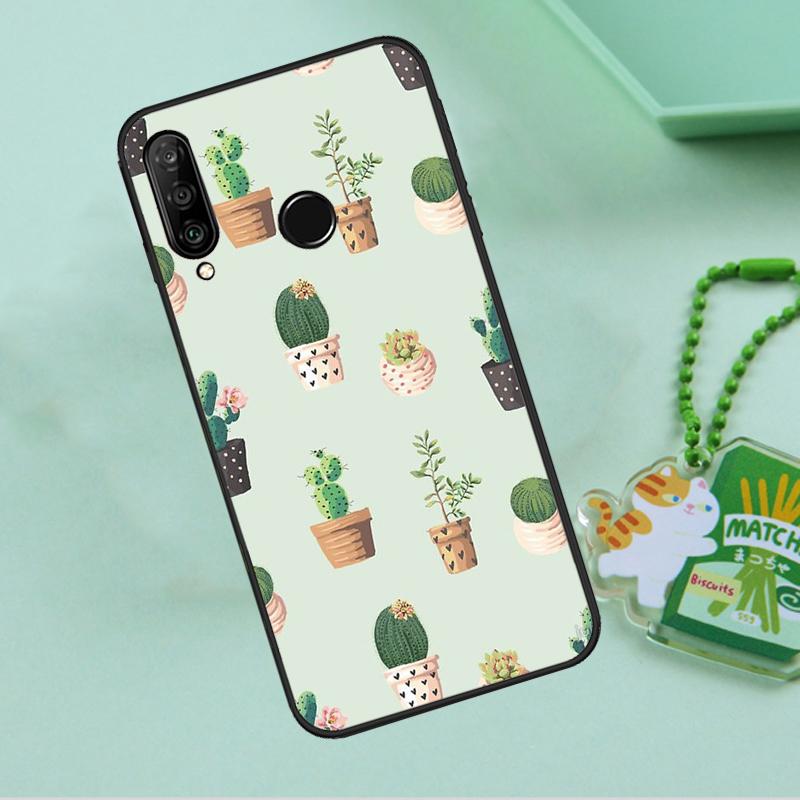 CACTUS BANANA RETRO VINTAGE SUMMER For Huawei Nova 10 9 SE 5T 12s 12i 11i Y91 Y90 Y60 Y70 Y72 Y61 P20 P40 P30 Lite P60 Pro Case