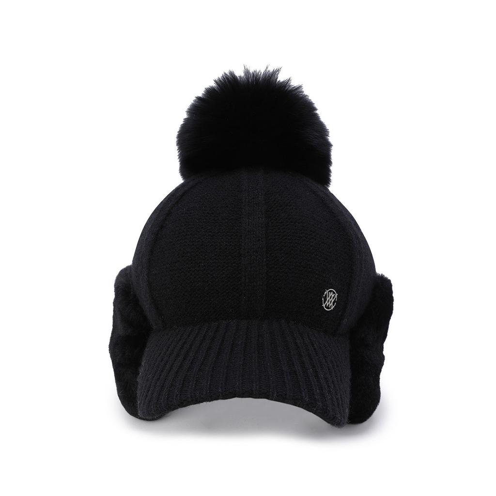 ANEW GOLF Women Line Knit Ballcap_Bk