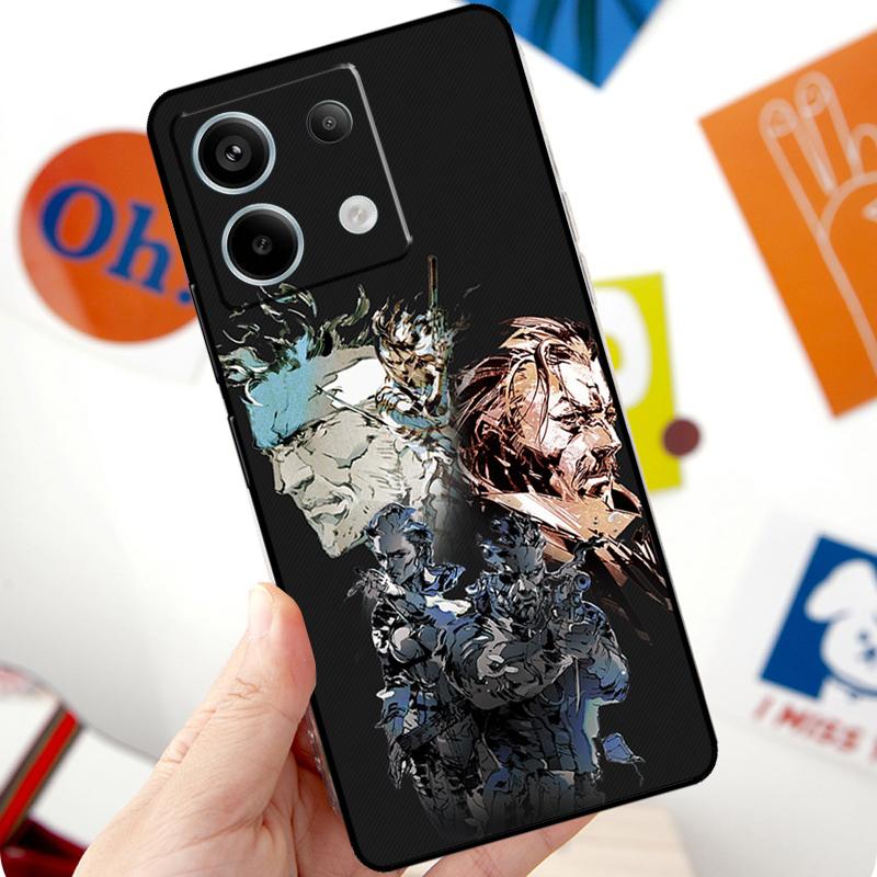 Metal Gear Solid Funda For Xiaomi Redmi Note 13 10 11 12 14 Pro 11S 12S Case For Redmi 15 12C 13C 14C 10C 15C