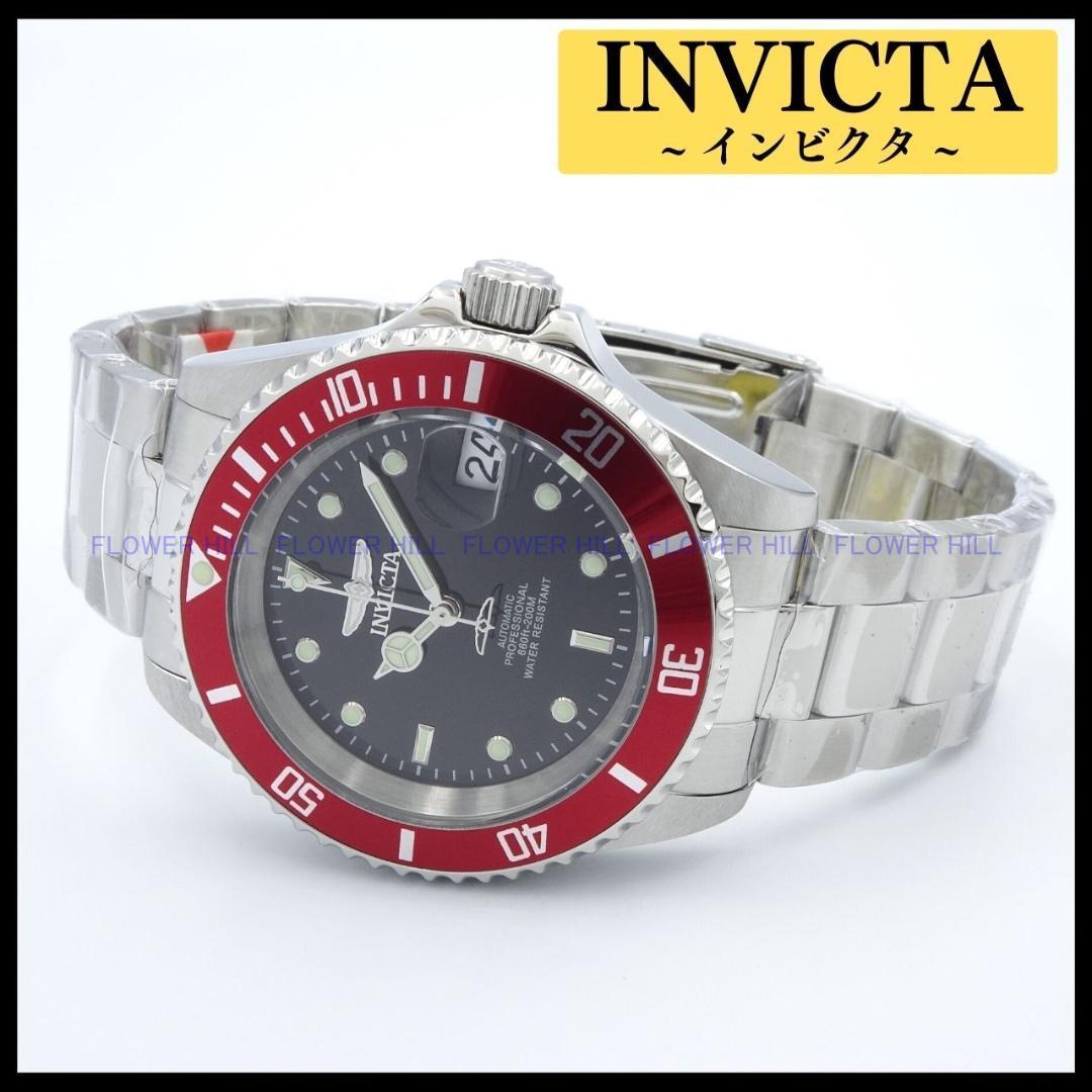 Used INVICTA Watch Automatic Black/Red Pro Diver 22830