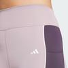 Adidas Optime Hr Cb 7/8 Leggings Color Block High Waist Slim Fit Sport Pants Women leggings Purple IN5888