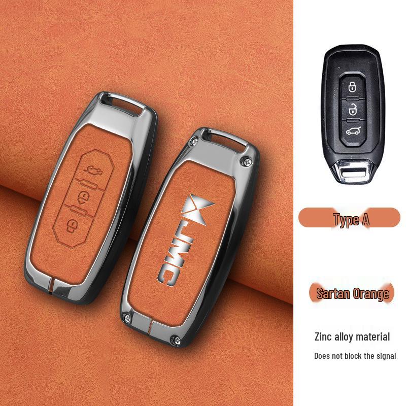 Applicable Foton Fengjing G9/G7 Teshun Metal Key Case Decorative Shell and Buckle for Jiangling Fushun Baodian Yuhu 5.
