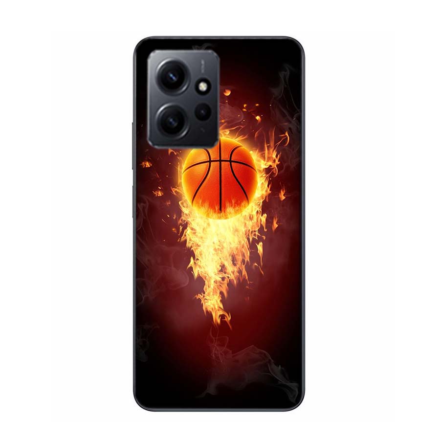 Basketball Phone Case For Redmi Note 14 15 Pro 5G 13 12 Pro Plus 11 11T 11E 11S 10 Pro 10S 9 9S Cover Cell Clear TPU Capa Compat