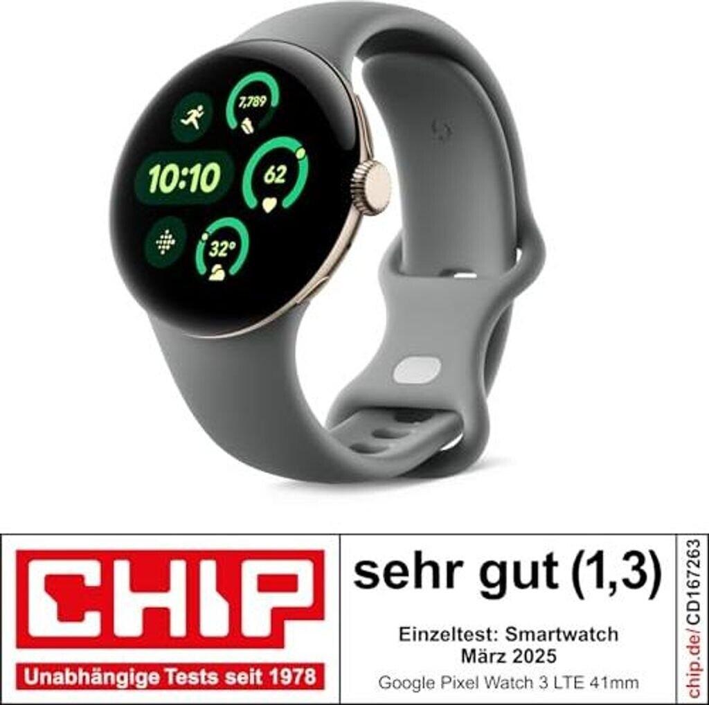 Google Pixel Watch 3 45mm Bluetooth Avelã Fosco Pulseira Esportiva Avelã