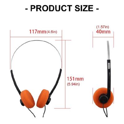 Kabel-Ohrhörer Leichter kabelgebundener Kopfhörer Tragbar Bequem zu tragen Nützlich Klar Tragbarer Gaming-Kopfhörer