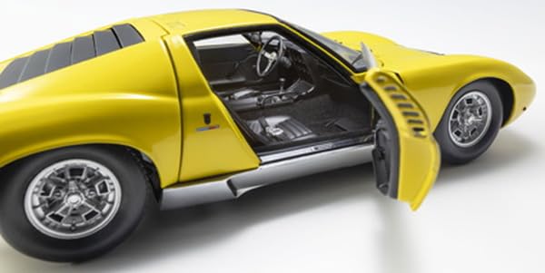 Kyosho Original Scale Lamborghini Miura P400 Finished Model KS08314Y 1/18 (Yellow)
