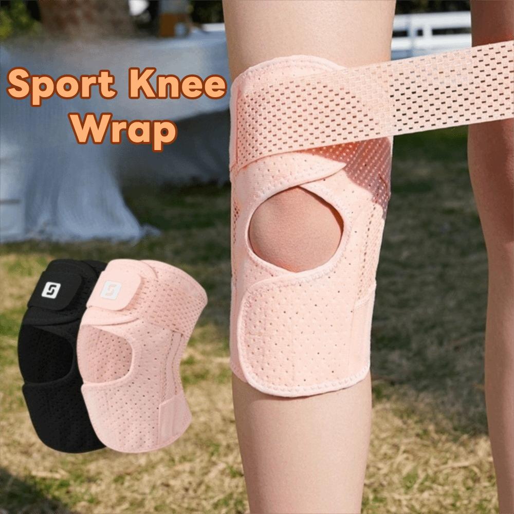 Breathable Knee Pads Patella Strap Cushion Pressure Knee Band Brace  Fitness Supports Sports