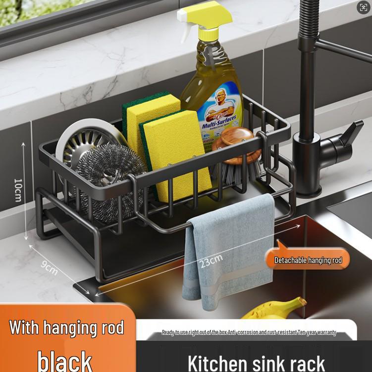 Sink Storage Rack for Dishcloths and Vegetables