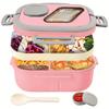 1 Bento-Box für Erwachsene, Salatbehälter, Groß 40,5 oz. Salatschüssel, Bento-Schale für Toppings
