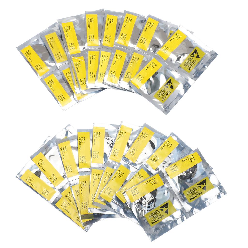 1900PCS O Ring Watch Back Gasket Rubber Washers Set 0.5mm and 0.6mm Thickness 38 Sizes Watch Gaskets Kit Replacement O