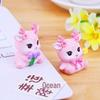 Deer YoYo Desktop Ornament: Small Deer Decoration for Office Workstation or Car Interior