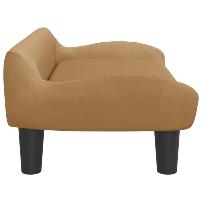 VidaXL Canapé pour enfants marron 70x40x24 cm velours, mini canapé, mini canapé-chaise, mini canapé pour enfants, canapé de 3196354