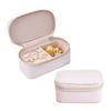 Portable Jewelry Storage Box Rings Earring Travel Case Elegant Organizer Women Necklace Storage Case Diaplay Gift Boxes