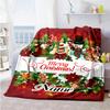 Christmas Snowman Reindeer Customize Text Blanket Cozy Personalized Blanket Warmthful Decor for Home Decor Chair Couch Nap Ideal for All Seasons