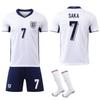 England Nr. 10 Bellingham Heimtrikot Nationalmannschaft 7 Saka 9 Kane Fußballtrikot