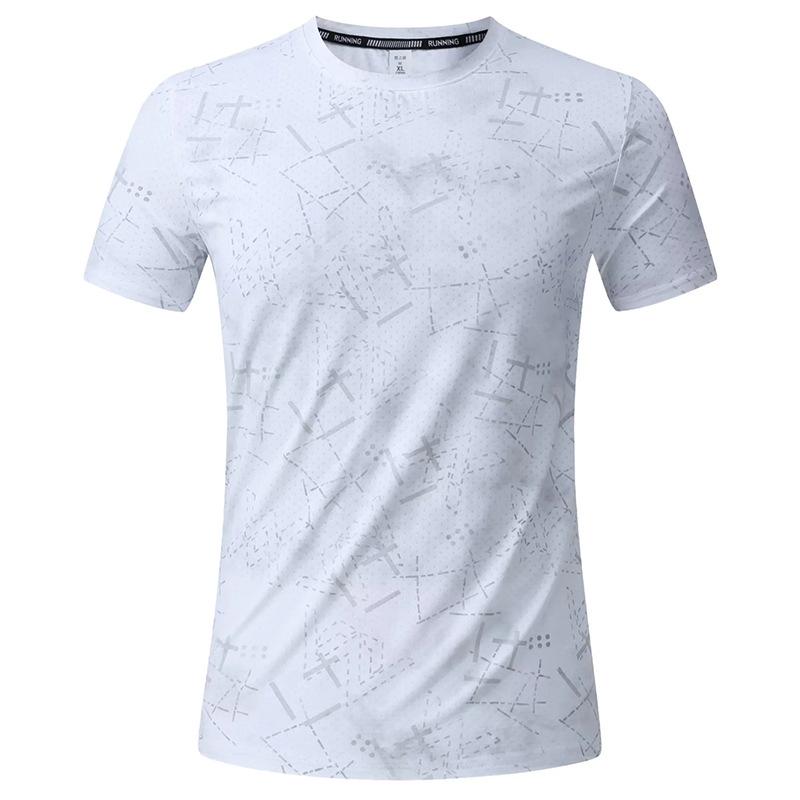 Summer sports T-shirt men's short-sleeved quick-drying top fashion casual wear running fitness training