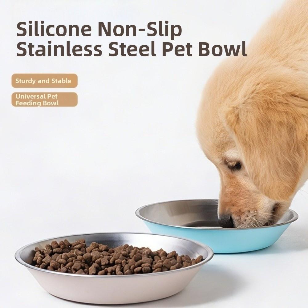 Wide Mouth Cat Food Bowls Anti-Tip Dog Food Dish Pet Feeding Bowl  Pet Drinking Feeding