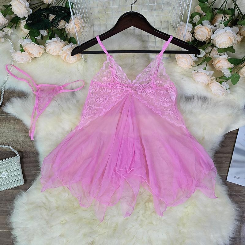 Sexy Lingerie For Fine Women Women'S Lace Fluoroscopy Beauty Tulle Elegant Reverie Sexy Lingerie Fantasy Tulle Intimate Set