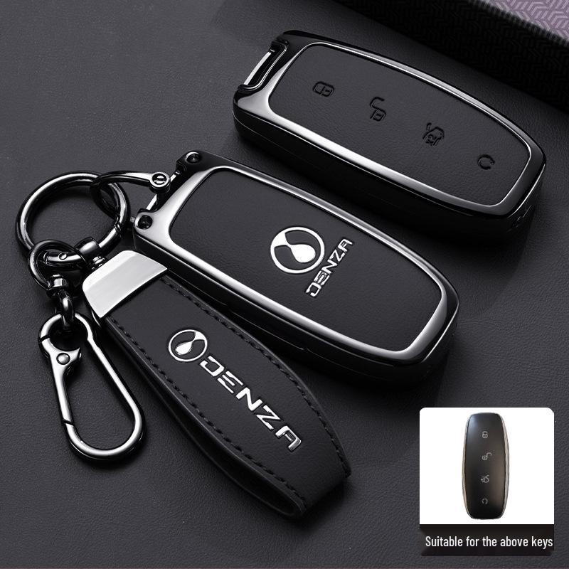 Customized Denza D9 N7N8 Key Cover with Metal Buckle and Protective Shell