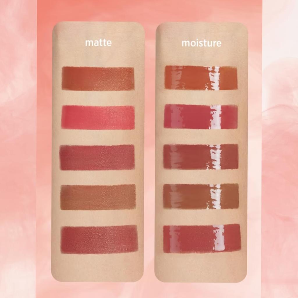 INTO U Tint Lip Condensed Fogrip Matte Lip Freshly Picked Apricot Water-Mud Semi-Matte Non-Fading Non-Drying #C07