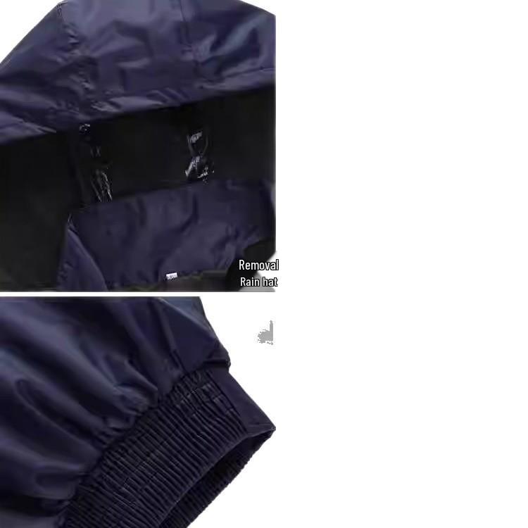 Men's Full-Body Electric Vehicle Raincoat Set - Waterproof, Split-Type Riding Gear