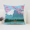 Fundas De Almohada De Flor De Cerezo Japons Para Almohadas, Funda De Cojines Para Sala De Estar, Funda De Cojín De Lujo
