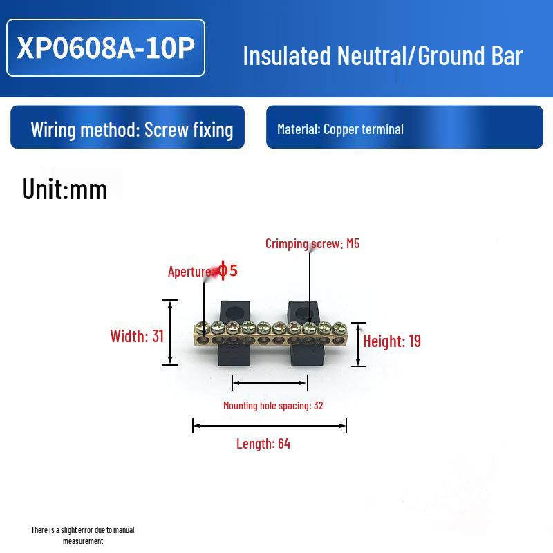 Internal PZ30 Zero Terminal Black Bracket XP0608A