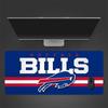 Buffalo Bills Mouse Pad, Large Gaming Desk Mat, Non-slip XXL Mousepad for Laptop & Tablet, Mini PC Playmat with Stitched Edges