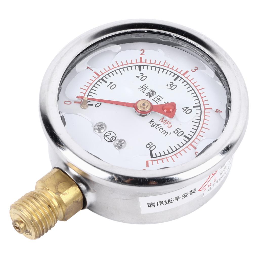 Pressure Gauge Class 1.6 Anti Seismic High Accuracy Industrial Pressure Dial Tester for Electricity Petroleum Chemical
