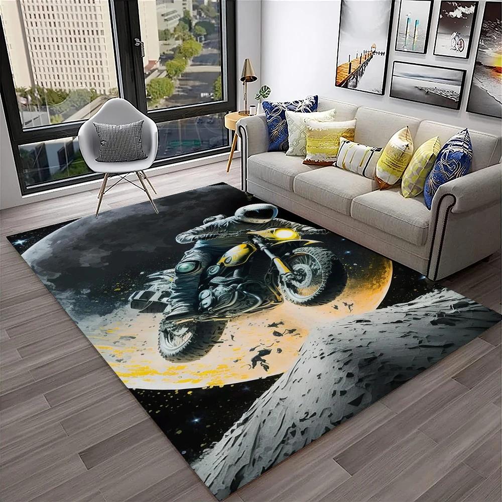 Off Road Motorrace Moto Tapijt Vloerkleed voor Huis Woonkamer Slaapkamer Bank Deurmat Decoratie, Kinder Speelkleed Antislip Vloerkleed