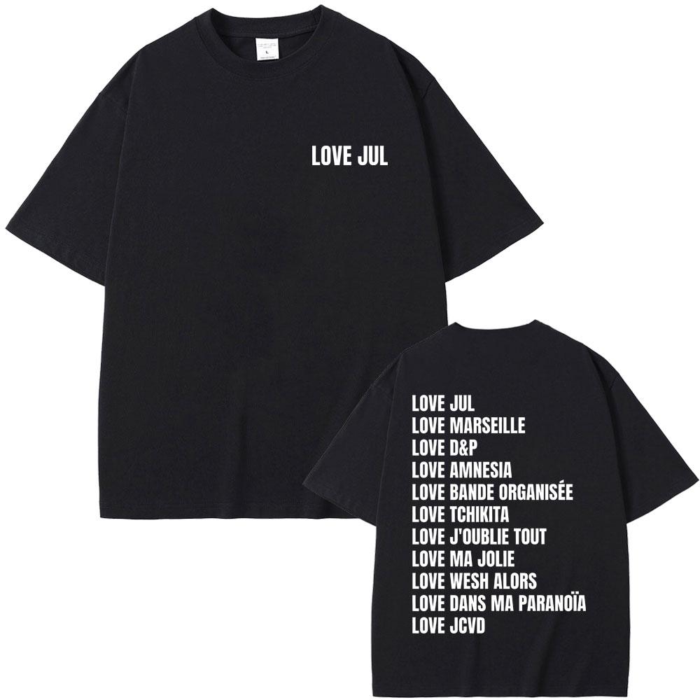 

Love Jul Merch Tshirts Unisex Fashion Rap Pop Music Short Sleeve Tshirt Unisexs Hip Hop Oversized T Shirts Streetwear 3XL