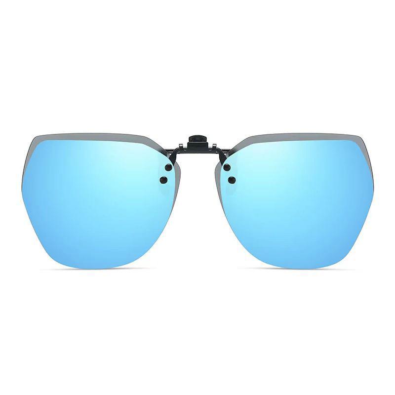 Polarized Clip On Sunglasses Men Women Photochromic Car Driver Goggles Night Vision Glasses Anti Glare Vintage Square Glasses