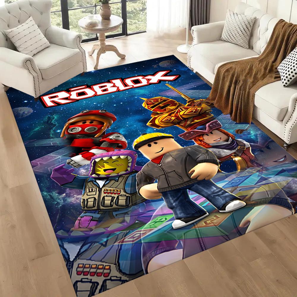 Roblox 234 Area Rug Perfect for Dormitory Bedrooms Study room Balcony Antislip Carpet Office home decor Luxury Gift for Birthday, Christmas, Wedding