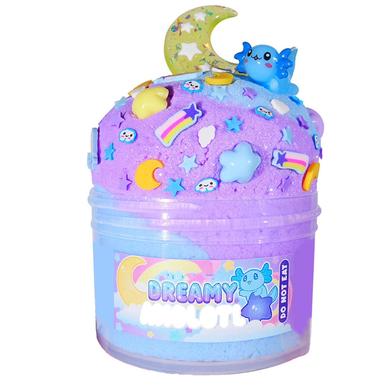 

Звезда Луна Фиолетовый медведь Пена Декомпрессионная Кристалл Грязь Игрушка Игрушка Слизь One Size