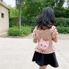Bag Cat Shoulder Childrens Cartoon Animal Bag Zipper Design Made Of Material Pu