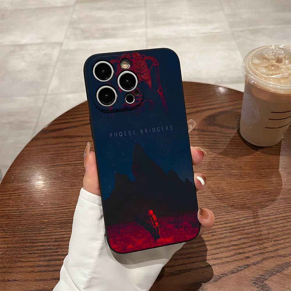 Punisher Phoebe Bridgers Phone Case For 17 Pro Max Iphone 14 Pro Max 12 16 15 13 Pro 11 Xr X Xs 8 7 Plus Back Cover